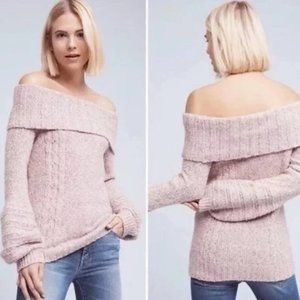 Anthropologie Sleeping On Snow Neves Off-The-Shoulder Sweater